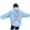 Sky Blue, variant on Towmus Women's Letter Graphic Print Pink Ribbon Montage Cancer Word Cloud Hoodie Sweatshirts