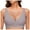 Grey, variant on Plus Size Swim Bra Lifting Bra Deep V Petal Bras For Women No Underwire Soft Wireless Bralettes Comfort Seamless Bras
