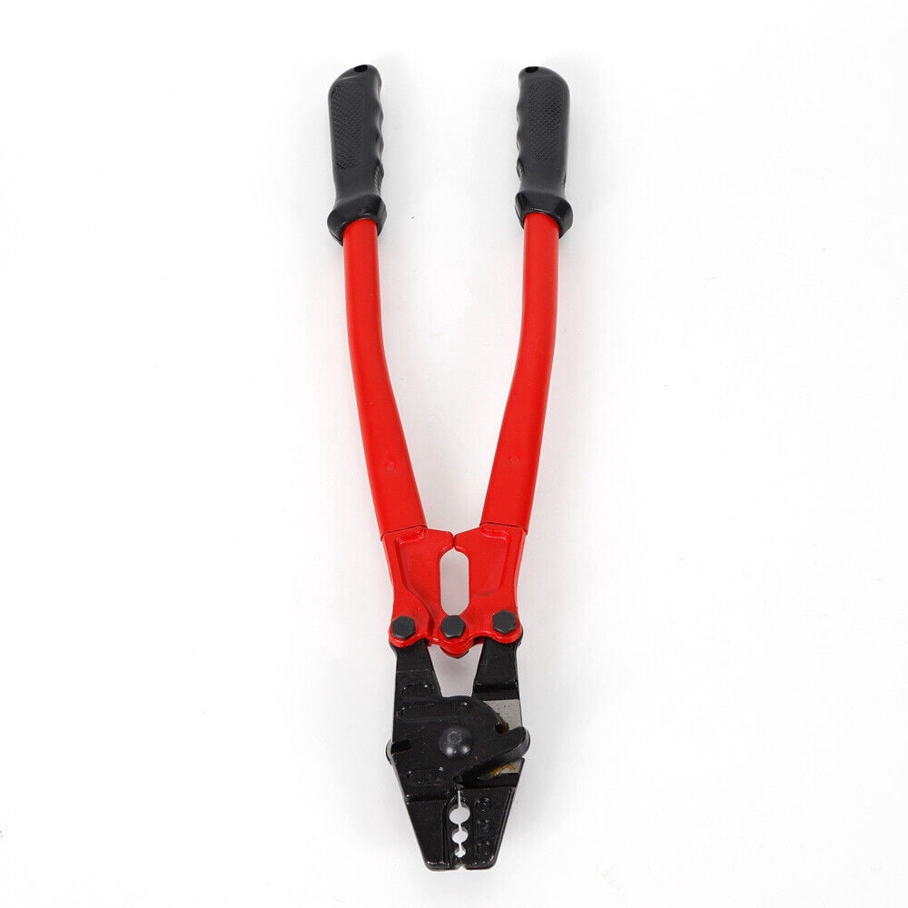 FETCOI Wire Rope Hand Crimper Tool,1/8" Hand Swager Swaging Tool Crimping Tool Steel Wire Rope Cable Cutter Crimper