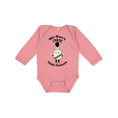 

Inktastic Marching Band Pressure Egghead Gift Baby Boy or Baby Girl Long Sleeve Bodysuit