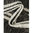 thumbnail image 3 of Jill Zarin Outdoor Collection Area Rug - Anguilla (12' Square Charcoal/Ivory), 3 of 8
