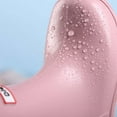 thumbnail image 4 of Yuncity Kids Rain Boots Boys Girls Autumn Short Boots With Mid Calf Length Lightweight Elegant Shoes Footwear Pink 9-9.5 Years, 4 of 9