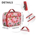 thumbnail image 6 of Strawberry Lunch Box Men Women Insulated Lunch Cooler Bag Lining Portable Lightweight Lunch Cooler Bag for Daily Use Office, 6 of 6