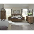 thumbnail image 2 of Magnussen Bay Creek Traditional Toasted Nutmeg King Panel Bed with Storage, 2 of 7