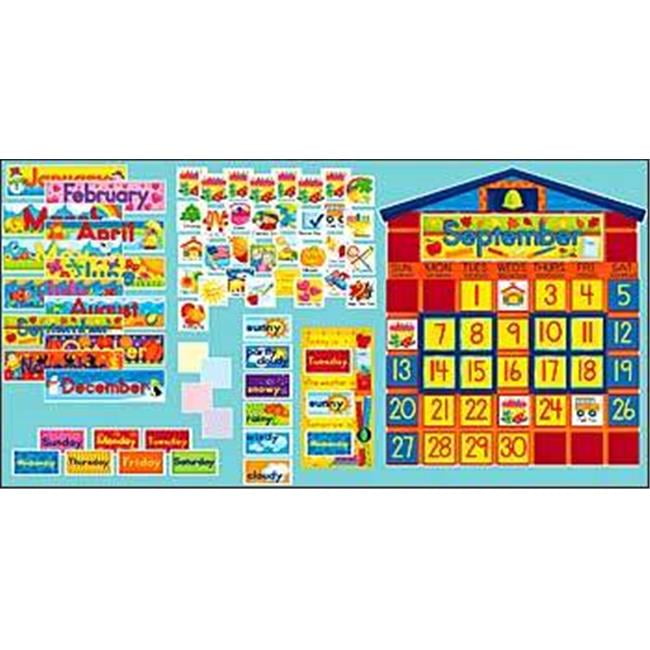 Scholastic 978-0-439-39405-5 All-In-One Schoolhouse Calendar Bulletin ...