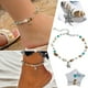 thumbnail image 1 of Fiudx Tobillera Retro, Collar Ajustable En Concha, Pulsera Dorada En Estado de Ánimo, Accesorio de Moda para Hombres y Mujeres, Regalo de Cumpleaños, Diseño Único En Conchas Naturales., 1 of 7