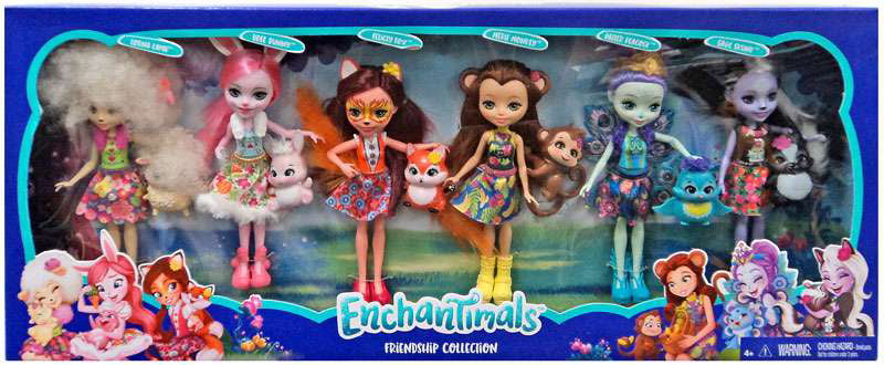 Enchantimals 6 Pack Collection Dolls *NEW* 