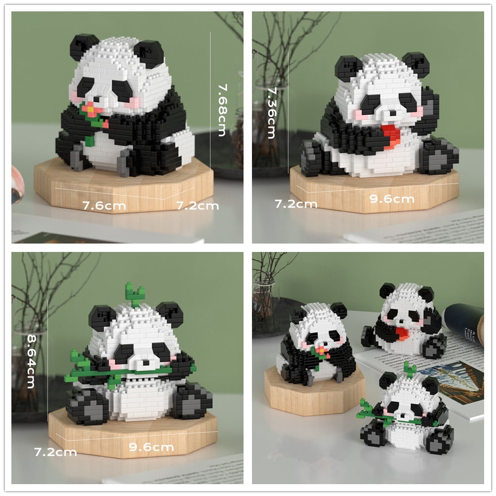 3 In 1 Panda Building Blocks Giocattoli Da Costruzione Blocchi Animali Blocchi Da Costruzione Figure~p151928218