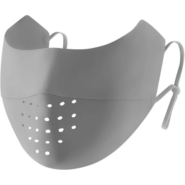 Masque Facial Protection Solaire UPF 50 UV Masque Facial en Soie Glacée Réutilisable Course Pêche Respirant Golf Sports Bouclier Facial