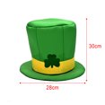 thumbnail image 3 of ZACPNCV St. Patrick's Day Green Leprechaun Hat Accessory Deluxe Green Top Hat Irish Holiday Accessory Green Free Size, 3 of 6