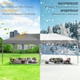 thumbnail image 6 of HOTEEL 10x20 Pop up Canopy Tent, Waterproof Commercial Tent with 6 Removable Sidewalls, Outdoor Sun Shelter Gazebo for Parties, Wedding, Camping, Courtyard ,Gray, 6 of 8