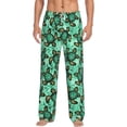 thumbnail image 2 of Lsque Sea Turtle Print Men's Pajama Pants, Lounge Pant - Comfortable Home Wear,Elastic Waistband, Stylish Design-XX-Large, 2 of 9