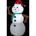 thumbnail image 2 of Gemmy Snowman Airblown Yard Inflatable, with Hat including Scarf 42.13", 2 of 3