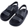 thumbnail image 4 of Women's Flat Sandals, 2-Strap Open Toe Back Strap Summer Sandal D90121, 4 of 5