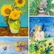thumbnail image 4 of Ensemble de 20 pinceaux pour peinture à l'huile, poils colorés, pour enfants, dessin, graffiti, fournitures artistiques, 4 of 4