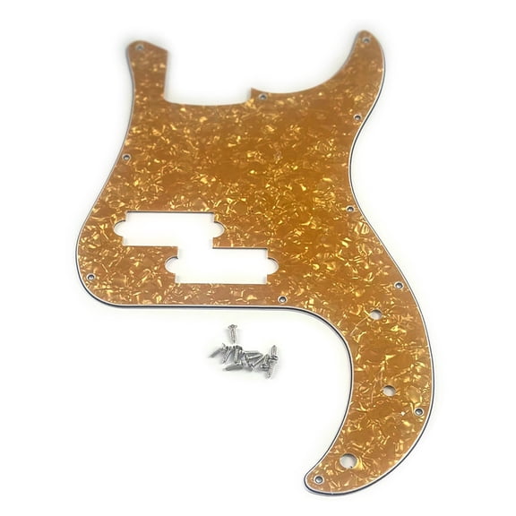 11-Hole 4 String Bass Pickguard Modern Styles Standard Bass Pickguard 3 Ply Scratch Plate Bass Accessory