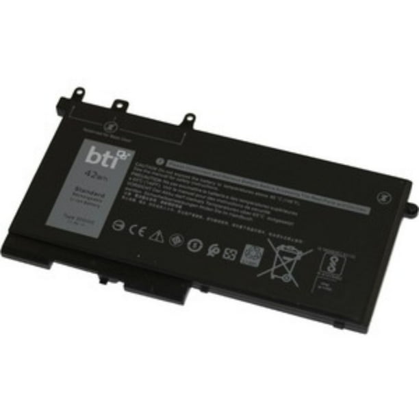 BTI Laptop Battery for Dell Latitude 5590 3684 mAh Lithium Polymer