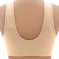 thumbnail image 4 of Women's Front Side Buckle Lace Edge Without Steel Ring Movement Seamless Gathering Adjustment Yoga Sleep Large Bra Womens Bras No Underwire Pack Thin Sports Bra Women Bra Set And Underwear Thong Women, 4 of 4