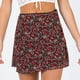 thumbnail image 2 of Falda ajustada para mujer, talle alto, envoltura de cadera, estampados elegantes, colores brillantes, Falda corta para mujer para salidas de fiesta y citas, 2 of 5