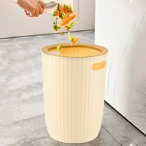 Trash Can Cabinet Wastebasket Large Trash Can Capacity Household Pressure Ring Bathroom Toilet Living Room Kitchen Bedroom Waste Tissue Baskets
