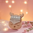 thumbnail image 4 of 17key Kalimba Instrument de Musique Maison Transparent Acrylique Kalimba Cadeau Pouce Piano, 4 of 6