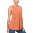 thumbnail image 3 of Sociala Women's Open Back Workout Tank Tops Split Stretch Yoga Shirts Sleeveless, 3 of 6