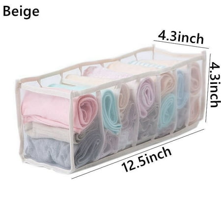 

Underwear Organizer Foldable Home Cabinet Divider Storage Box Wardrobe Organizer Drawer Socks Shorts Bra Storage Box