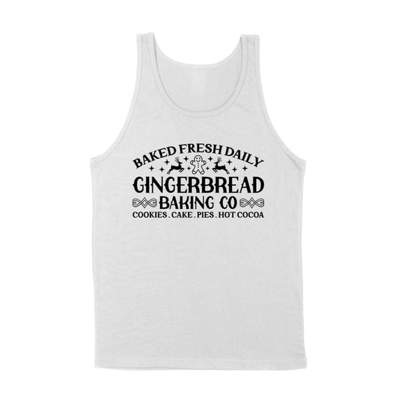 Gingerbread Baking Co Tank Top Unisex Large White