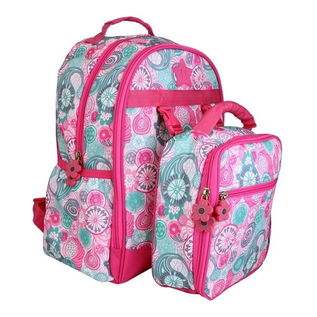 Mochila + Lonchera Jworld SQbags Duets Escolar Infantil