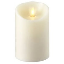 Raz Imports 3"X4" Moving Flame Ivory Pillar Candle