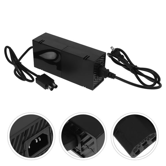 UKCOCO Power Supply Adapter AC Plug Adapter Black 1 Set for Game Machine