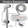 thumbnail image 2 of CAMOTUSE Stainless Steel Handheld Bathroom Spray Shower Head Toilet Shattaf Hose for Portable Travel – Compact & Durable Shattaf, 2 of 8