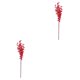 thumbnail image 2 of Matsuzay 5 rama Navidad baya tallos flor artificial Navidad falso baya decoración Rojo 2Conjunto, 2 of 6
