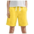thumbnail image 2 of Zanarzt Little Boy Active Shorts Toddler Baby Boy Pull On Cotton Shorts for Little Kids Boys Short Pants Summer Clothes Yellow,5-6 Years, 2 of 3