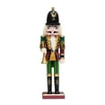thumbnail image 2 of Dserfhy Christmas Nutcracker Ornament Wooden Puppet Statue Handmade Desktop Figurine Miniature Walnut Soldier Decoration for Holiday Table Decor, 2 of 8