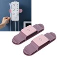thumbnail image 1 of Plug Organizer, Self-Adhesive Socket Sticker Two-in-  for Wire Management for Home for Office School for Storing Power Strips Wires, Cables, Plugs, Etc, 1 of 8