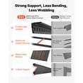 thumbnail image 6 of VEVOR Storage Shelves, 5-Tier Adjustable, 3000 lbs Capacity, Heavy Duty Garage Storage Shelving Unit, Metal Utility Rack Shelf, for Garage Workshop Warehouse Basement, 48.43" W x 20.55" D x 71.38" H, 6 of 9