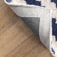 thumbnail image 3 of nuLOOM Kellee Contemporary Wool Area Rug, 10' x 14', Navy, 3 of 9
