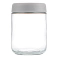 thumbnail image 1 of 16 oz Overnight Oats Containers with Lids, Glass jars with Airtight Lids, Wide Mouth Mason Salad jars, Glass Food Storage Containers for Snacks Yogurt Food Storage Food Jars Canisters(Gray), 1 of 9