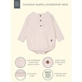 thumbnail image 7 of Modern Moments by Gerber Baby Boy Henley Dumpling Romper with Kanga Pocket, Sizes 0/3 Months - 24 Months, 7 of 7