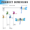 thumbnail image 3 of Dragonfly Hat Clip,24 Pack 3d Fake Dragonfly Clips,Multicolor Waterproof Dragonfly Clip-On For Garden Patio Balcony Indoor Outdoor Decoration,Diy Craft, Bug Repellent,Dragonfly Decor Gardening, 3 of 7