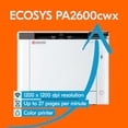 thumbnail image 3 of Impresora láser color KYOCERA ECOSYS PA2600cwx, 27 ppm, 1200 dpi, Wi-Fi Direct, 1 GB de memoria, panel de control de pantalla táctil a color de 2,7 pulgadas, 3 of 5