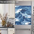 Sharks Blue Dishwasher Covers Sticker Kitchen Decor