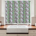 thumbnail image 2 of Ambesonne Lilac Kitchen Curtains, Bouquets of Fresh Flowers, 55"x39", Pale Blue Lilac, 2 of 3