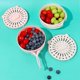 thumbnail image 3 of Multipurpose Drain Basket with Fine Holes Handles 2 in 1 Draining Preservation Basket for Refrigerator Fruit Washing Bowl, 3 of 5