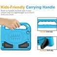 thumbnail image 6 of SUPNICE Kids Case for iPad Mini 1 2 3 - Light Weight Shock Proof Handle Stand Cover Case with Built-in Screen Protector for iPad Mini 1 / iPad Mini 2 / iPad Mini 3 - Blue, 6 of 9