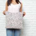 thumbnail image 2 of Grey Spring Floral Pillow Covers 24x24 Inch Decorative Throw Pillow Cover, Farmhouse Flowers Elegant Pastoral Sofa Pillowcases Accent Cushion Case Home Decor Bedroom Living Room, 2 of 6