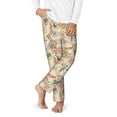thumbnail image 2 of Susaid Vintage Nautical Print Soft Teen Sleep Pants, Long Pajama Bottoms with Two Pockets and Elastic Waist, Designed for Ages 5-16-Small, 2 of 6