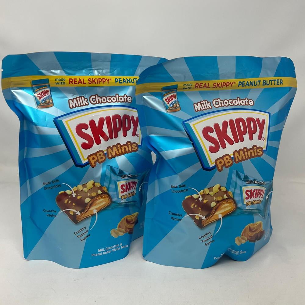 Skippy PB Minis Milk Chocolate & Peanut Butter Snacks, 18.2 oz, 2-Pack