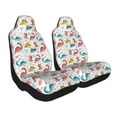 thumbnail image 2 of Naloa Dinosaur Car Seat Covers 2PCs Front Car Seat Covers Universal fit for Most Cars SUVs and Trucks - 1, 2 of 5